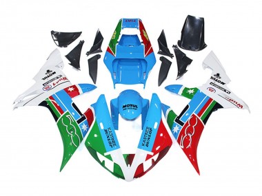 500 Light Blue 02-03 R1 Fairings