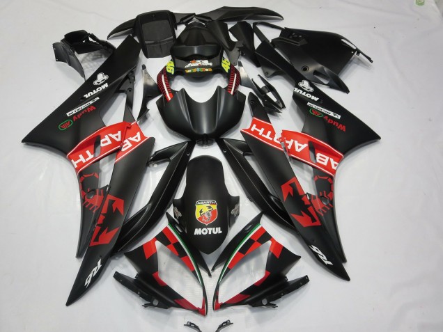 Abarth Matte Black 06-07 R6 Fairings