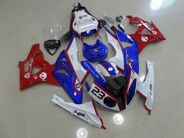 Alien Blue and White 09-14 S1000RR Fairings