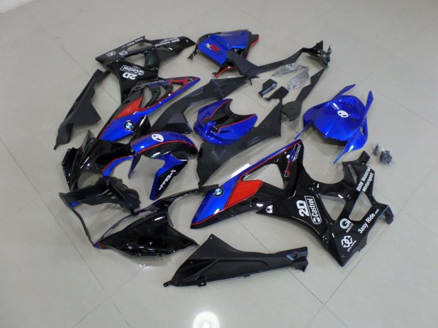 Alien Blue and White 09-14 S1000RR Fairings