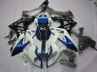 Alien Blue and White 09-14 S1000RR Fairings