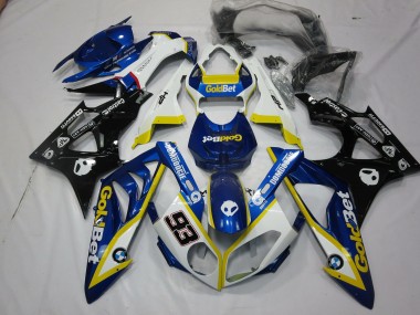 Alien Blue and White 09-14 S1000RR Fairings