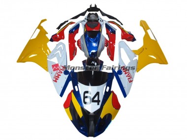 Alien Blue and White 09-14 S1000RR Fairings