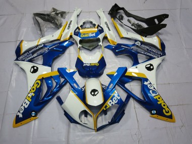 Alien Blue and White 09-14 S1000RR Fairings