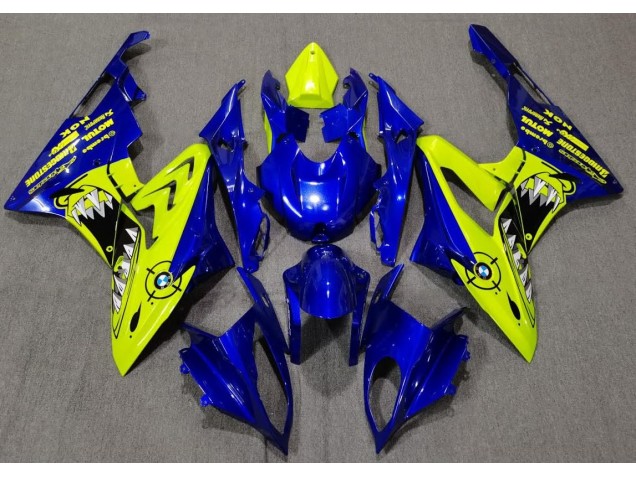 Alien Blue and White 09-14 S1000RR Fairings