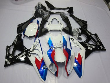 Alien Blue and White 09-14 S1000RR Fairings