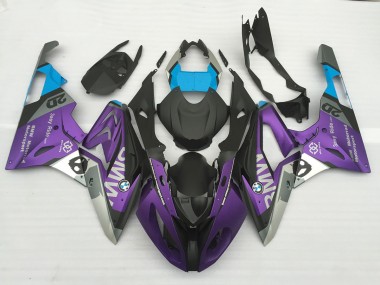 Alien Blue and White 09-14 S1000RR Fairings