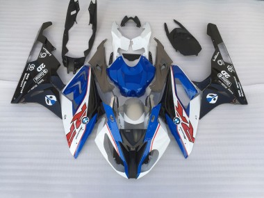 Alien Blue and White 09-14 S1000RR Fairings