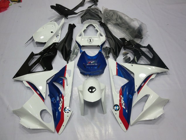 Alien Blue and White 09-14 S1000RR Fairings