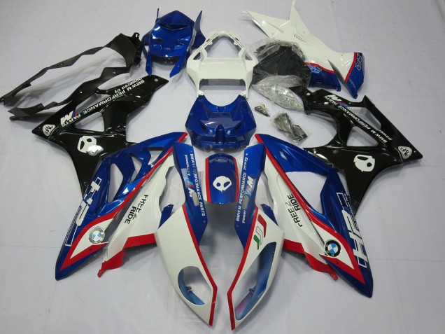 Alien Blue and White 09-14 S1000RR Fairings