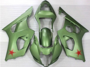 Army Green 03-04 GSXR 1000 Fairings