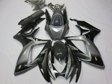 Black Grey Special 06-07 GSXR 600-750 Fairings