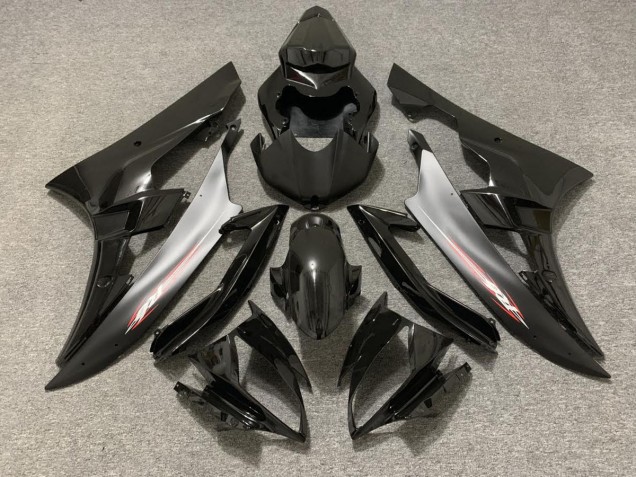 Black Matte Red Pin 06-07 R6 Fairings