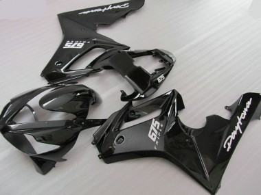 Black Triple 06-08 Daytona 675 Fairings