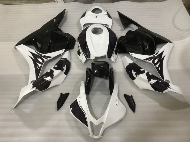 Black / White Custom 09-12 CBR600RR Fairings