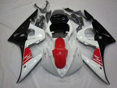 Black White and Red 05 R6 Fairings