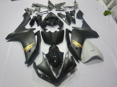 Black and Gold 07-08 R1 Fairings