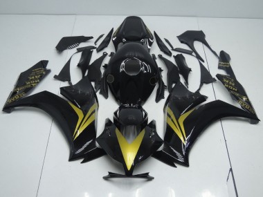 Black and Gold 12-16 CBR1000RR Fairings