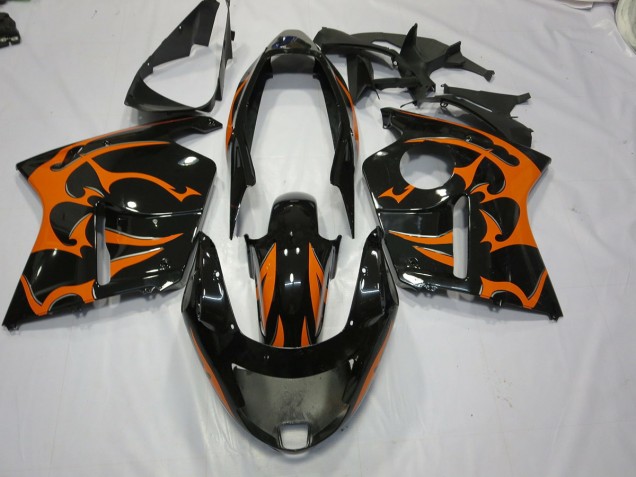 Black and Orange 96-07 CBR1100XX Fairings