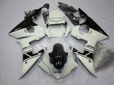 Black and White 03-04 R6 Fairings