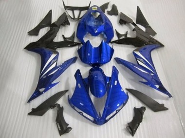 Blue Black and White Gloss Style 04-06 R1 Fairings