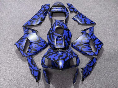 Blue Camo 03-04 CBR600RR Fairings