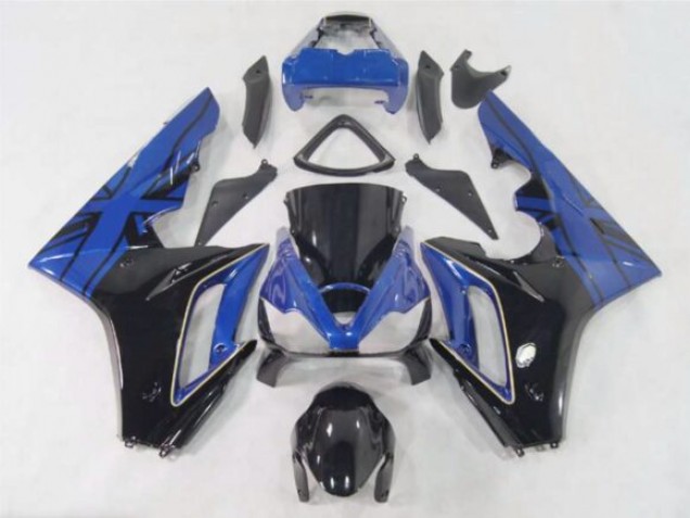 Blue Flag / Black 06-08 Daytona 675 Fairings