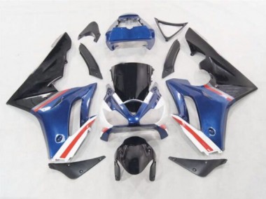 Blue / Red and White 06-08 Daytona 675 Fairings