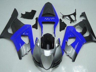 Blue Silver and Black 03-04 GSXR 1000 Fairings