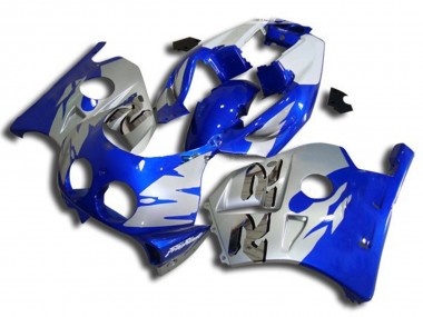 Blue Silver and White 90-98 CBR250RR Fairings