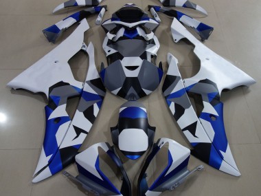 Blue Snow Camo 08-16 R6 Fairings