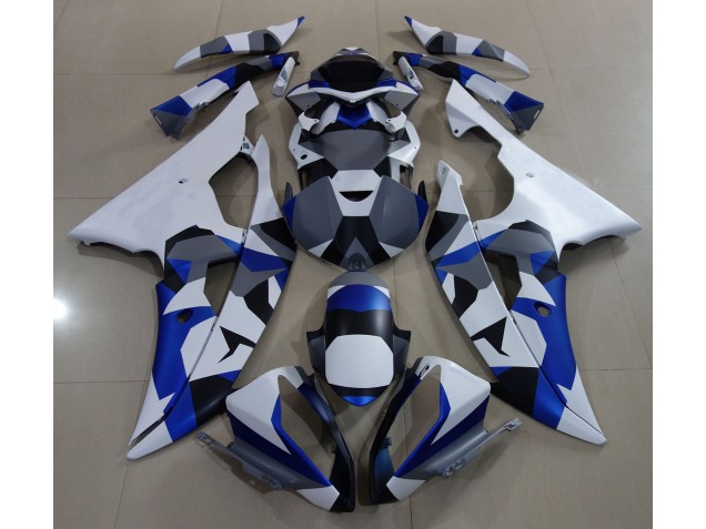 Blue Snow Camo 08-16 R6 Fairings