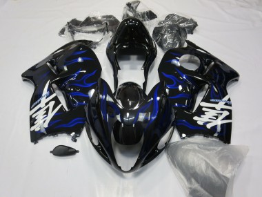 Blue Swirl 97-07 GSXR 1300 Hayabusa Fairings
