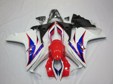 Blue White Red HRC 11-12 CBR600F Fairings