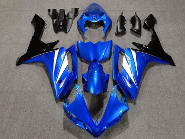 Blue White and Black 07-08 R1 Fairings