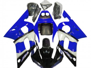 Blue White and Black 98-02 R6 Fairings