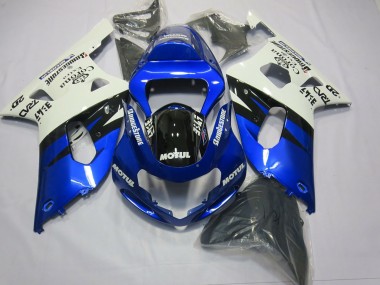 Blue and Black 01-03 GSXR 600-750 Fairings