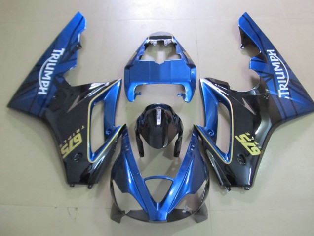 Blue and Black 06-08 Daytona 675 Fairings