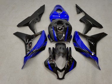 Blue and Black 07-08 CBR600RR Fairings