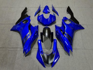 Blue and Black 17-21 R6 Fairings