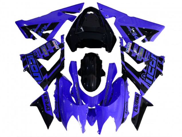 Blue and Black & Logos 04-05 ZX10R Fairings