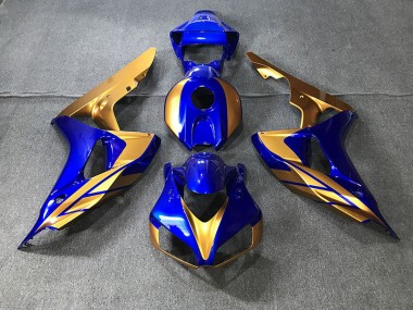 Blue and Gold 06-07 CBR1000RR Fairings