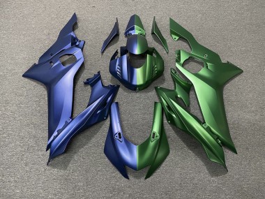 Blue and Green Split 17-21 R6 Fairings