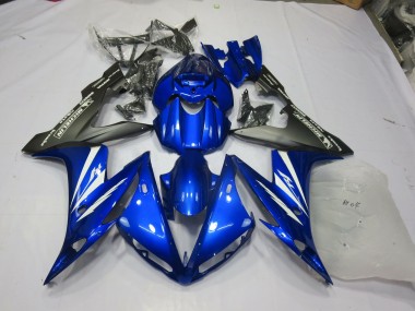 Blue and Matte 04-06 R1 Fairings