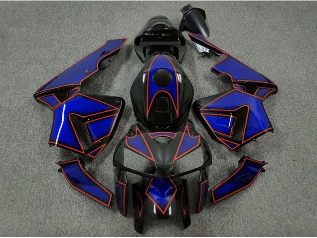 Blue and Red Turtle 05-06 CBR600RR Fairings