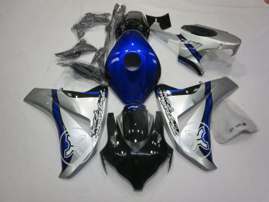 Blue and Silver TBR 06-07 CBR1000RR Fairings