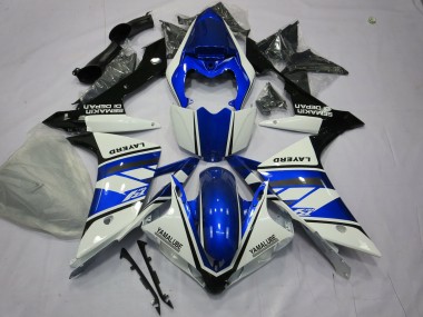 Blue and White 07-08 R1 Fairings