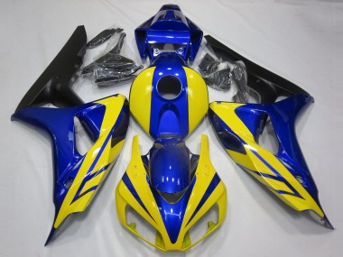 Blue and Yellow 06-07 CBR1000RR Fairings