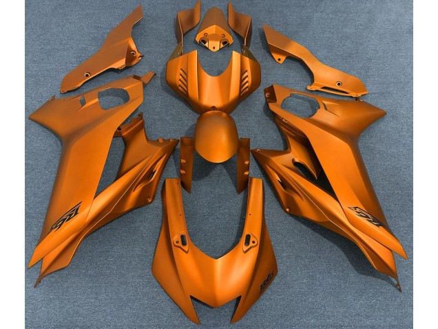 Bright Orange Matte 17-21 R6 Fairings