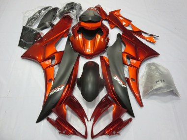 Burnt Orange 06-07 R6 Fairings